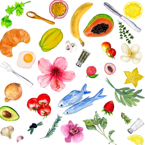 COPY - Fabric swatch - Kitchen print - Picture 1 of 1